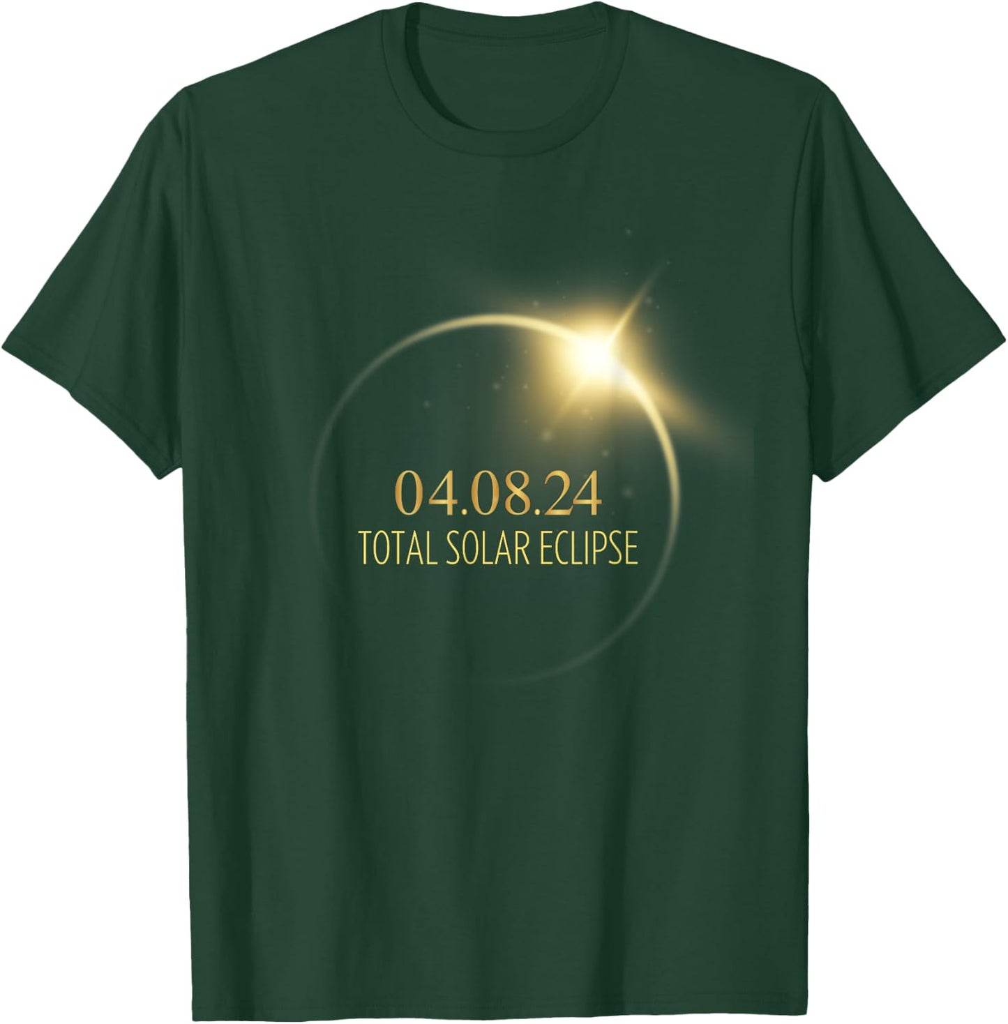 America Totality Solar Eclipse 2024 4.08.24 Accessories T-Shirt - T-Shirt | Forest