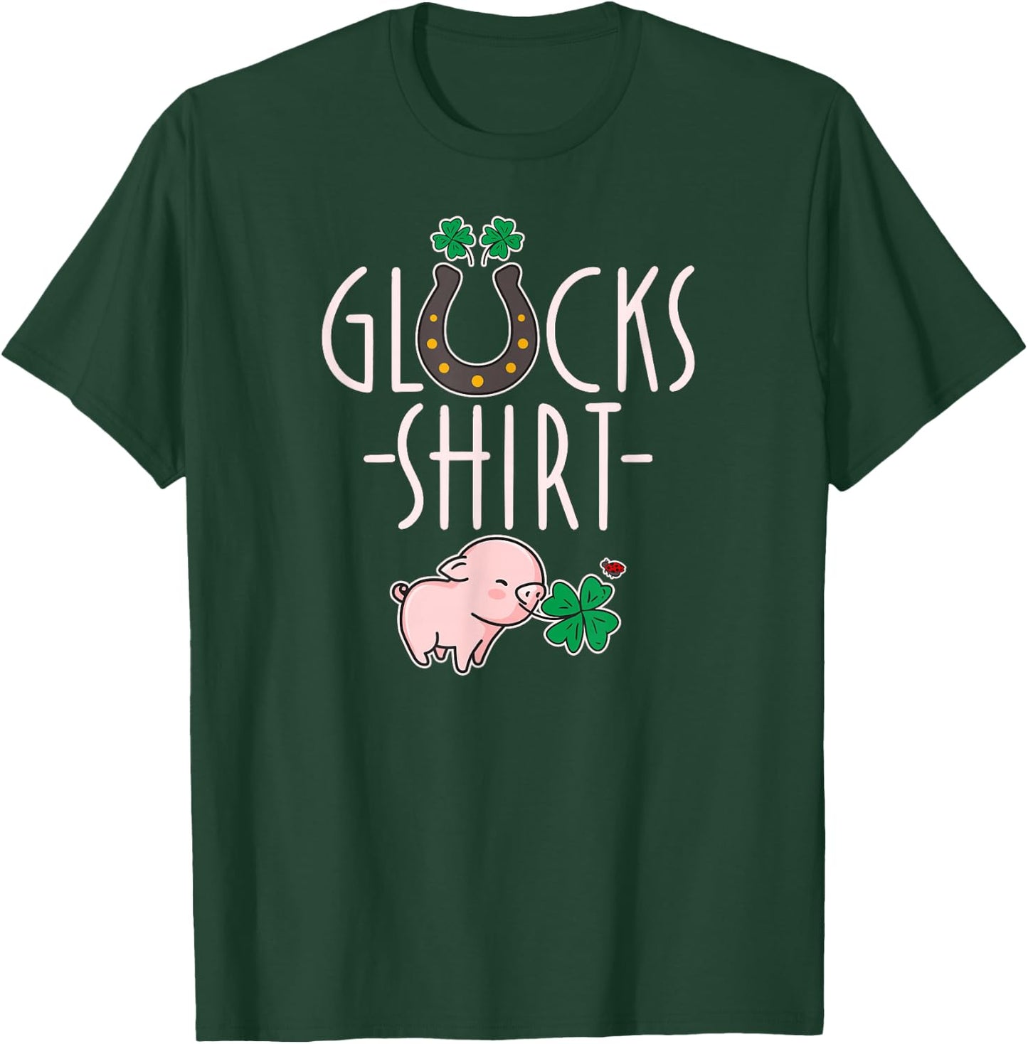Lucky Shirt – Lucky Charm Exam Graduation School Luck T-Shirt - T-Shirt | Forest