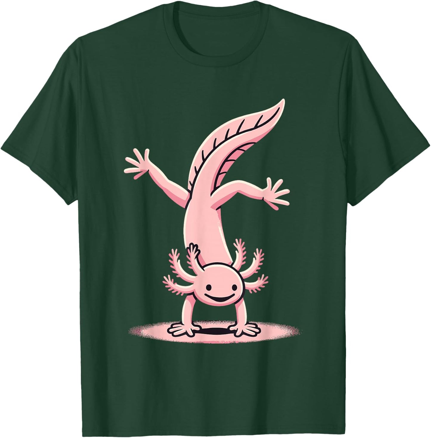 Axolotl Acrobatics Cartwheel Acrobat for Gymnastics Lover T-Shirt - T-Shirt | Forest