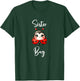 Ladybug Shirt for Sister Funny Cute Sister Bug T-Shirt - T-Shirt | Forest