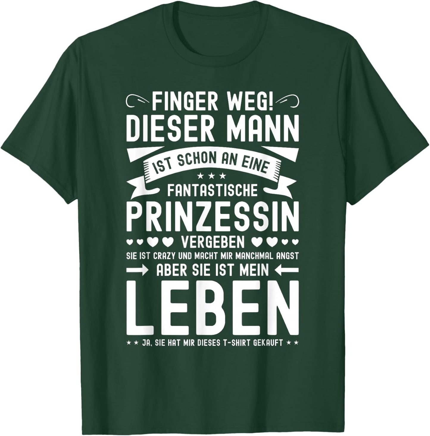 Finger Weg Dieser Mann Ist Vergeben - Partner Mann , black T-Shirt - T-Shirt | Forest