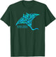 Bora Bora French Polynesia Manta Ray Boys Girls T-Shirt - T-Shirt | Forest