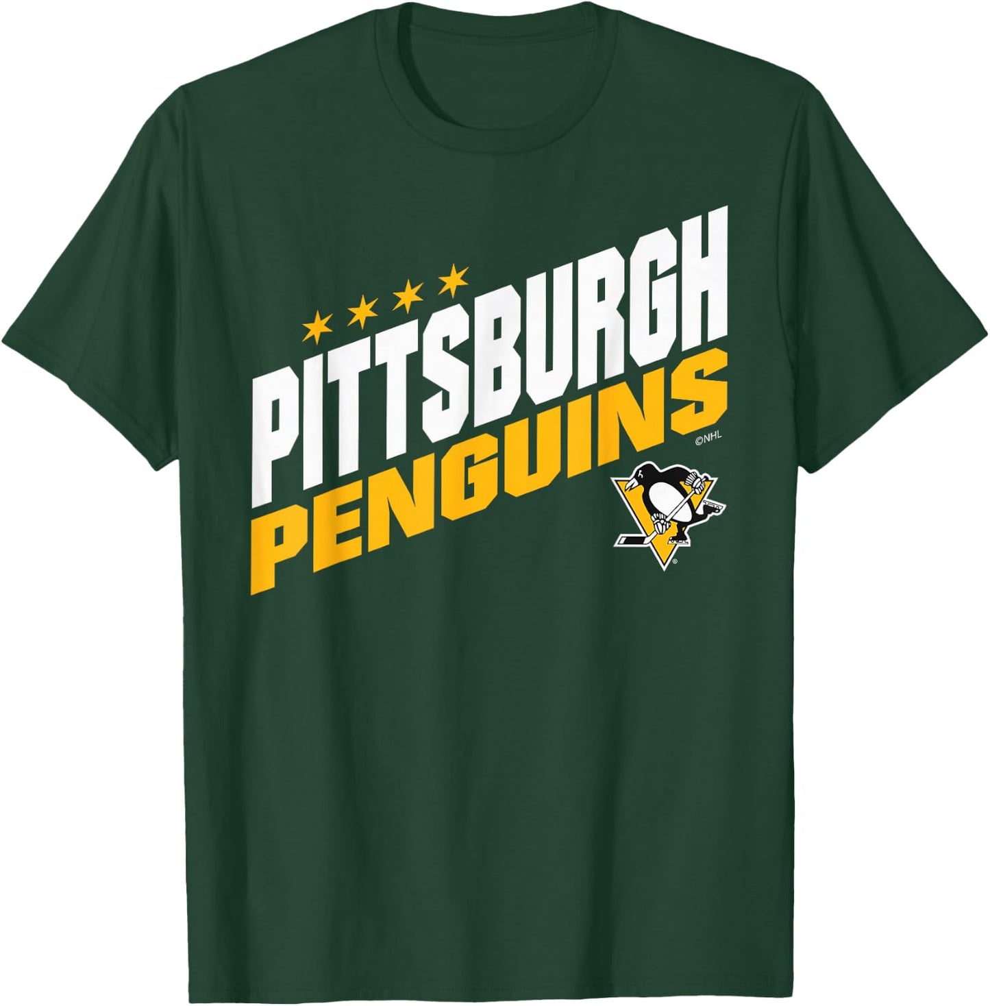 Pittsburgh Penguins Fuel Dark Heather Officially Licensed T-Shirt - T-Shirt | Forest