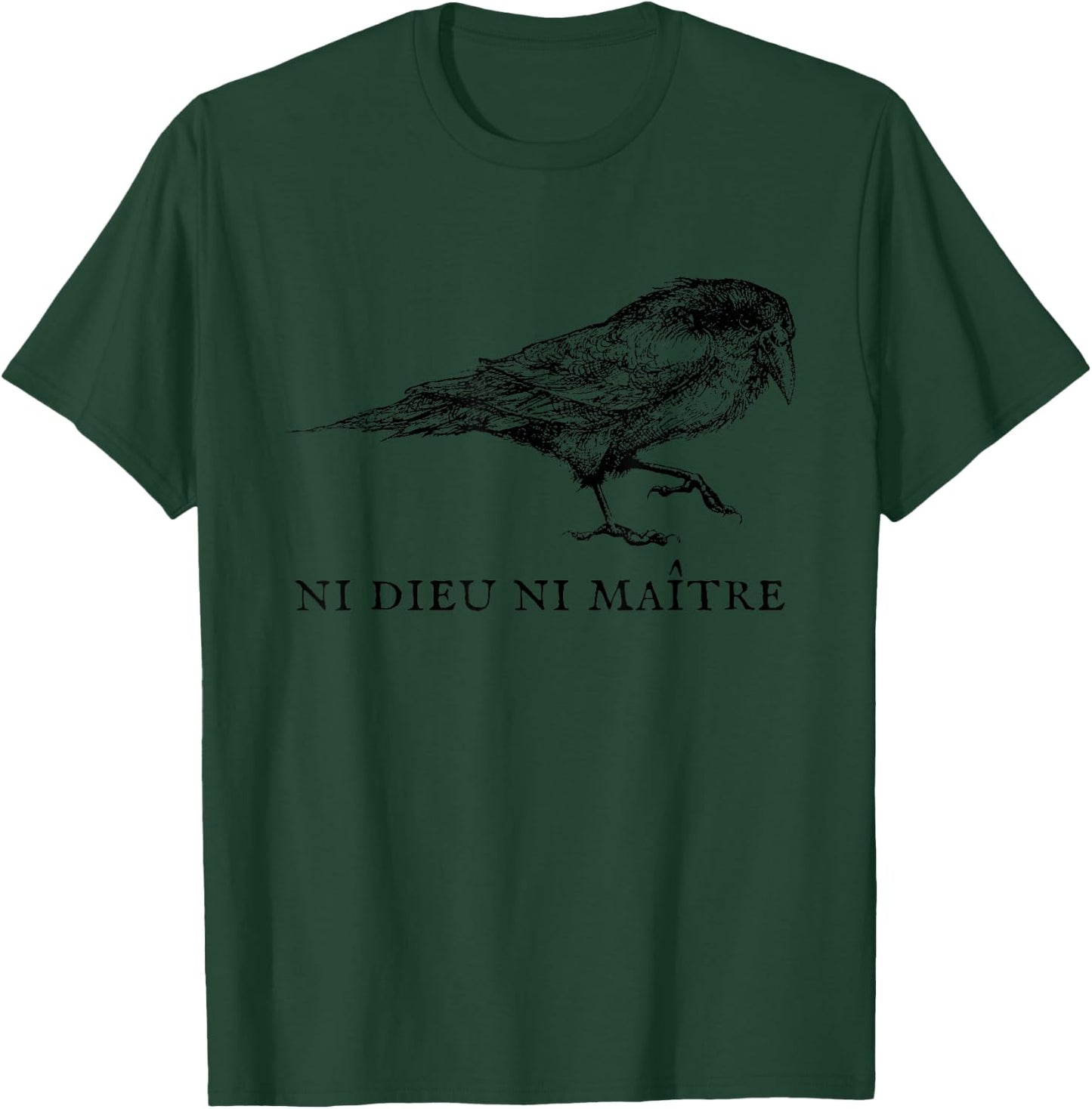 Neither God nor Master | No Gods No Masters , grey T-Shirt - T-Shirt | Forest