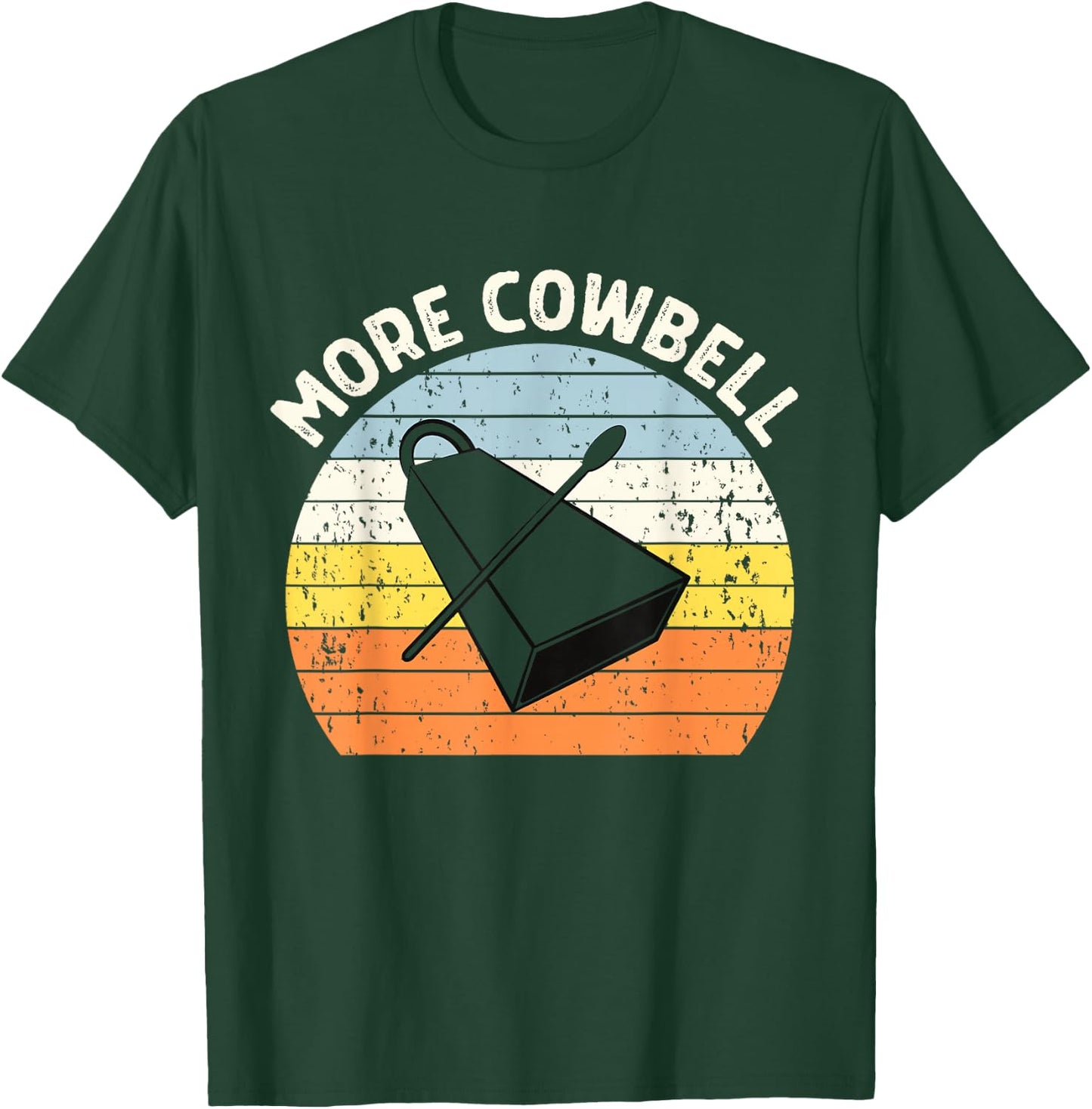 Vintage Sunset More Cowbell T-Shirt - T-Shirt | Forest