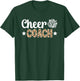 Cheer Coach Leopard Cheerleader Coach Cheerleading Coach T-Shirt - T-Shirt | Forest