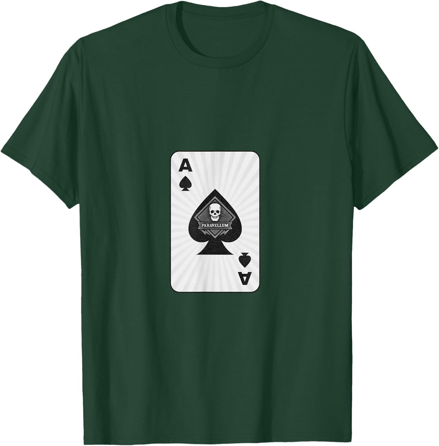 Ace of Spades Military Army Tactical Wear T-Shirt - T-Shirt | Forest