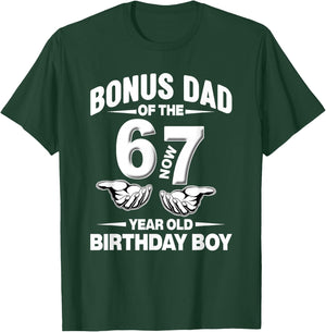 7 Year Old Birthday I was 6 Now I'm 7 67 Meme Bonus Dad T-Shirt - T-Shirt | Forest