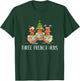 Funny Christmas Gift of Three French Hens T-Shirt - T-Shirt | Forest