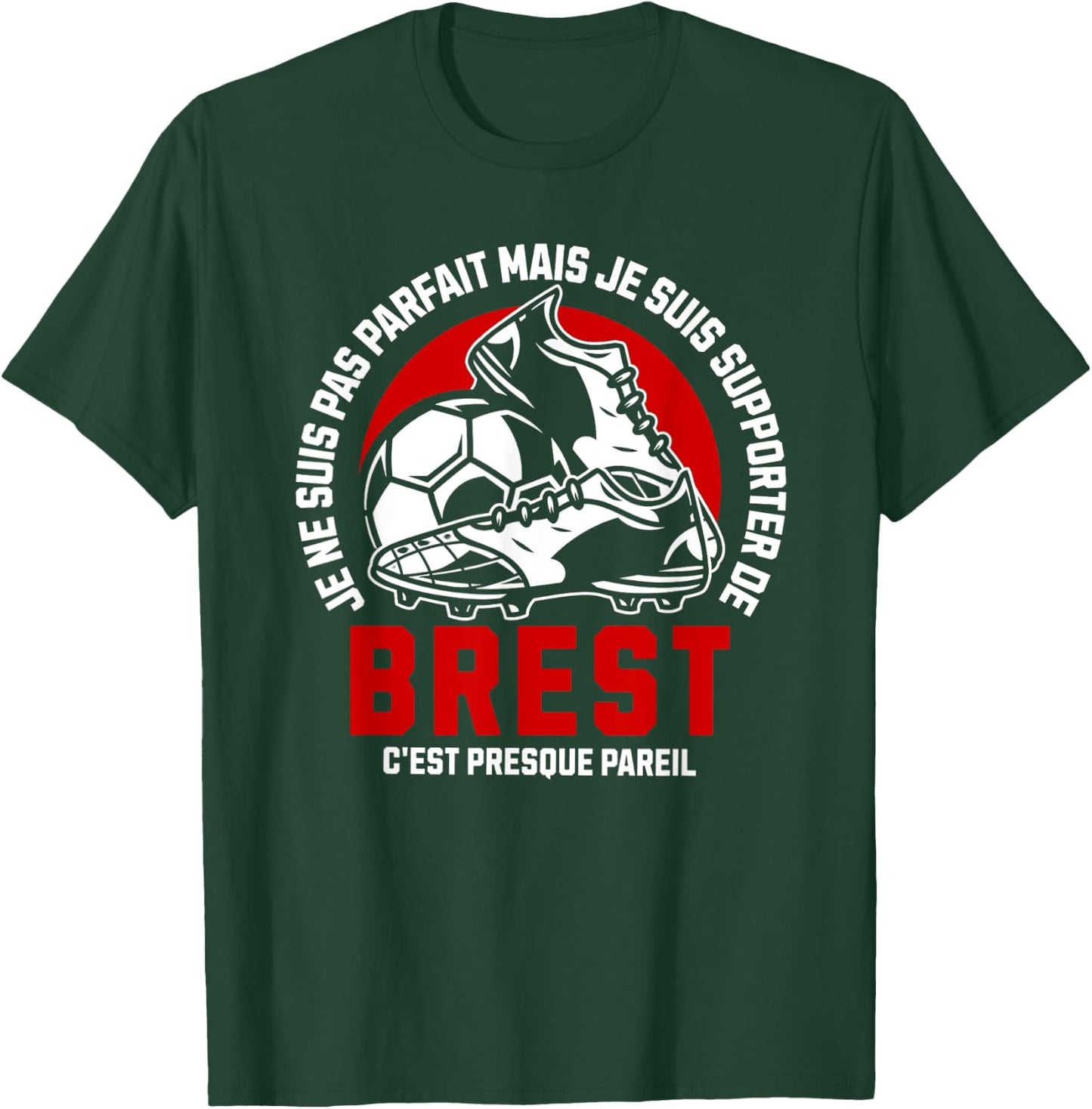 Brest Humour , Black, S T-Shirt - T-Shirt | Forest