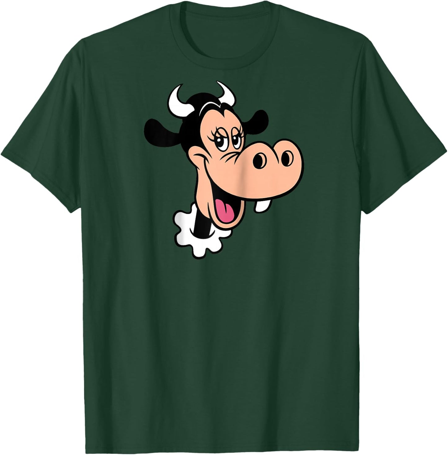 Disney Clarabelle Cow Big Face Costume Raglan Baseball T-Shirt - T-Shirt | Forest