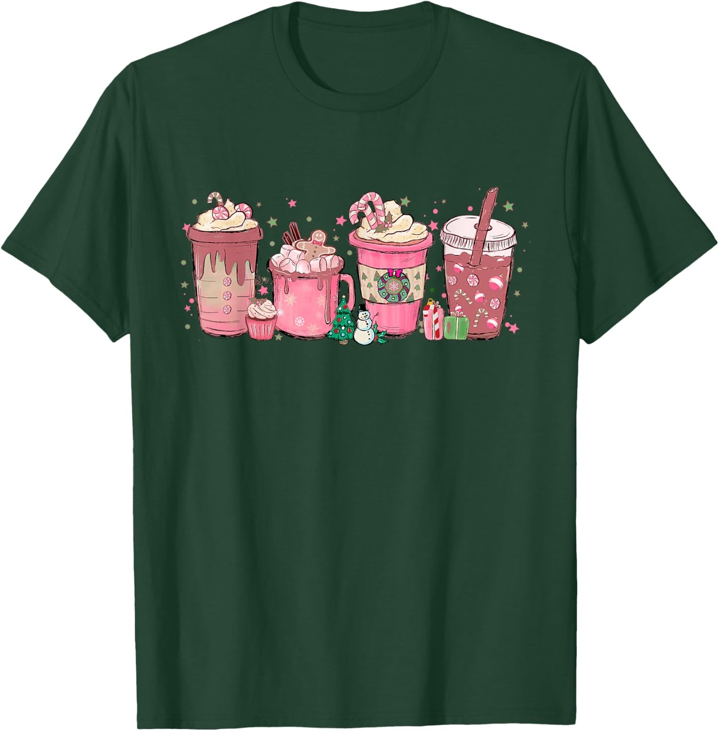 Coffee Lovers Christmas Coffee T-Shirt - T-Shirt | Forest