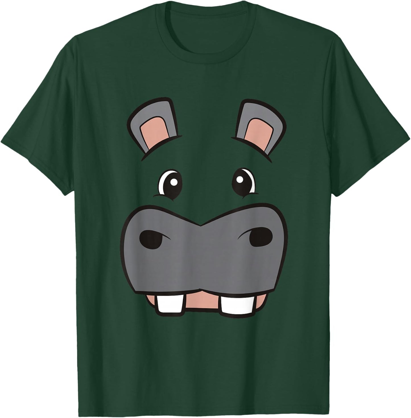 Lustiges Nilpferd-Kostüm Lazy Halloween Kostüm Nilpferd T-Shirt - T-Shirt | Forest