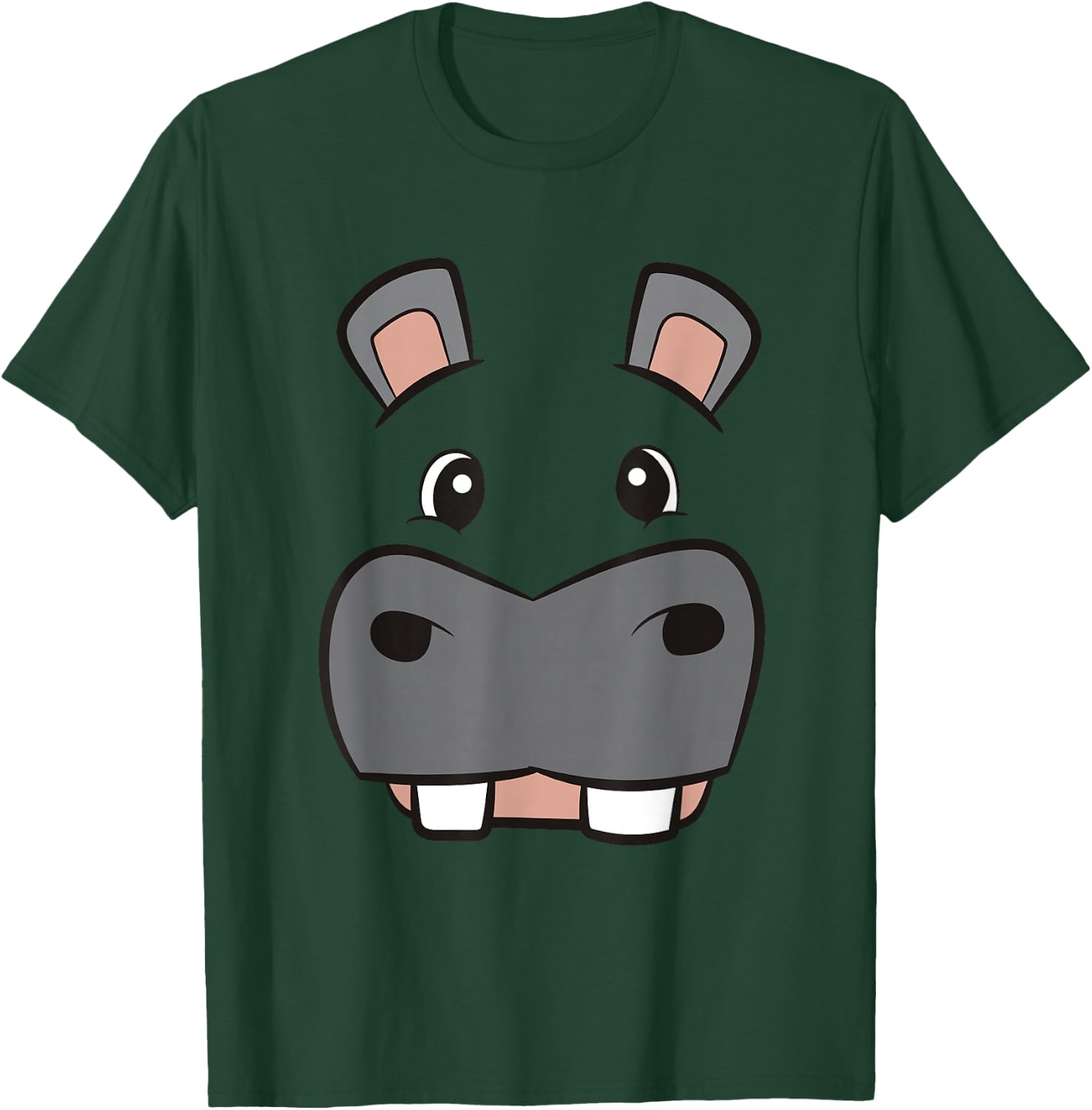Lustiges Nilpferd-Kostüm Lazy Halloween Kostüm Nilpferd T-Shirt - T-Shirt | Forest
