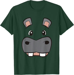 Lustiges Nilpferd-Kostüm Lazy Halloween Kostüm Nilpferd T-Shirt - T-Shirt | Forest
