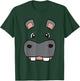 Lustiges Nilpferd-Kostüm Lazy Halloween Kostüm Nilpferd T-Shirt - T-Shirt | Forest