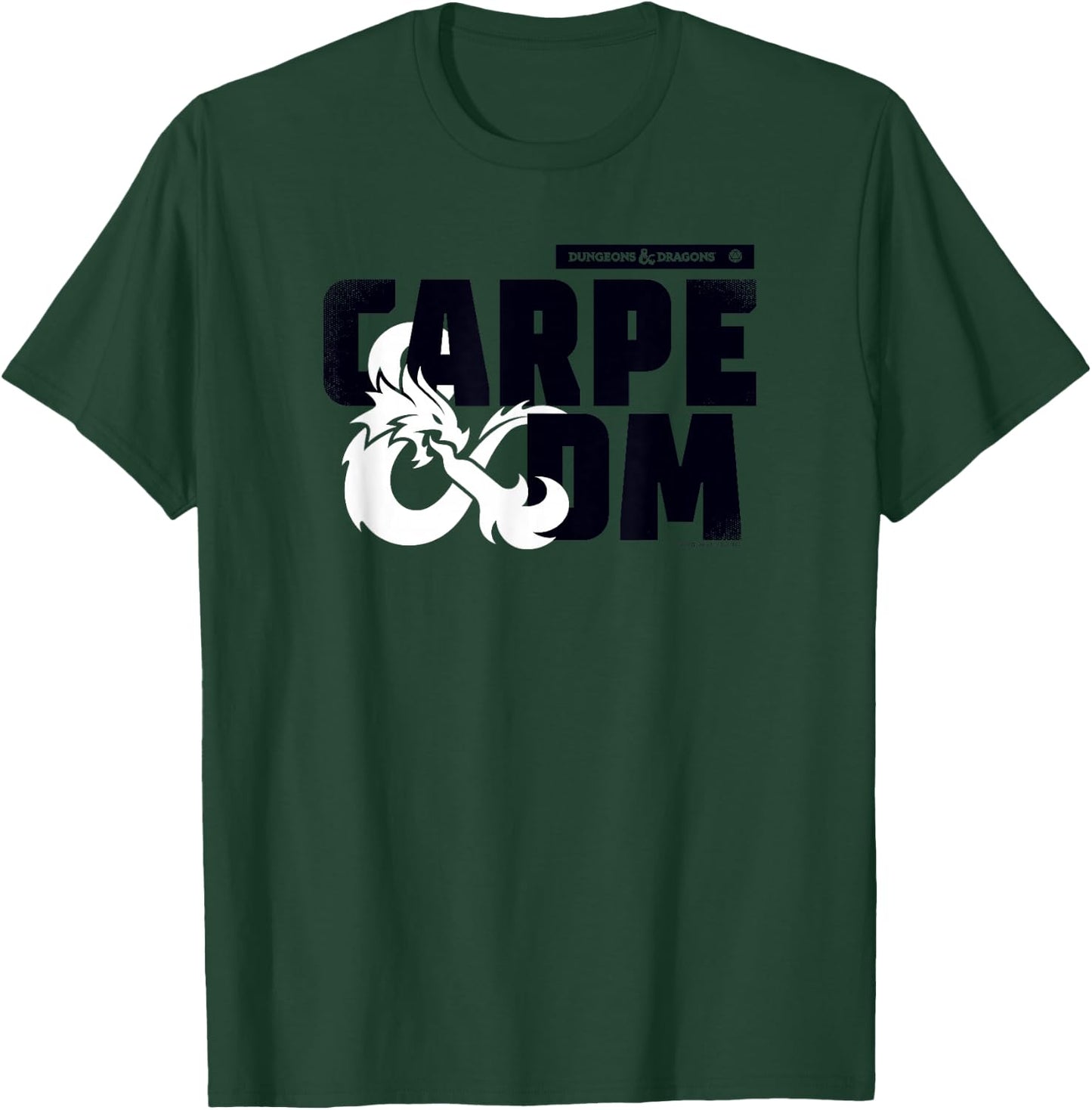 Dungeons & Dragons Carpe Dm Dragon Ampersand Logo T-Shirt - T-Shirt | Forest