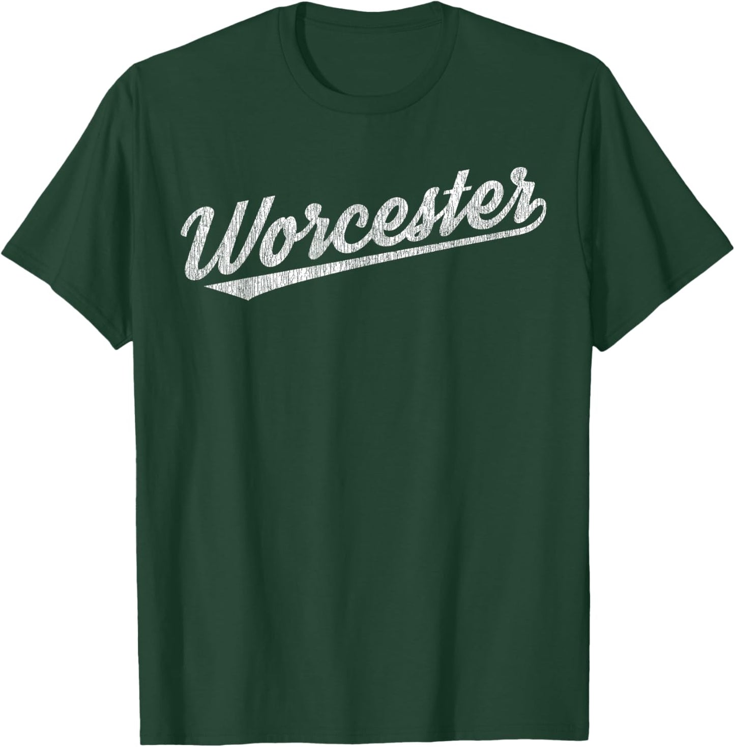 Retro Vintage Worcester Massachusetts Gift Souvenir T-Shirt - T-Shirt | Forest