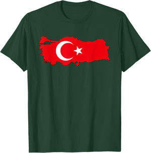 Türkei Flagge Türk Bayragi Herren Türkei Kinder Türkiye T-Shirt - T-Shirt | Forest