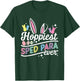 Funny Hoppiest Sped Para Ever Bunny Rabbit Easter T-Shirt - T-Shirt | Forest