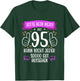 Decorative 95th Birthday Woman Man Gift Box Funny 95 Years , black, s T-Shirt - T-Shirt | Forest