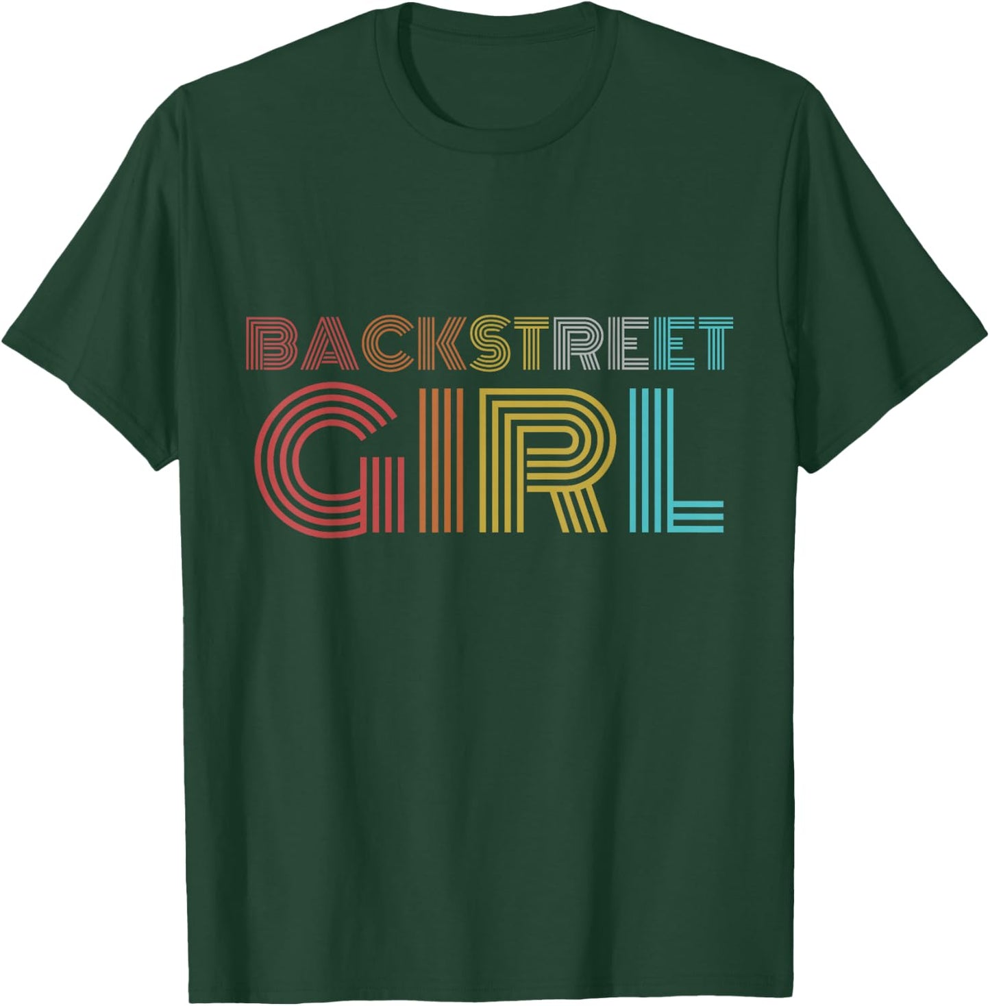 Backstreet Girl Retro Look , black T-Shirt - T-Shirt | Forest