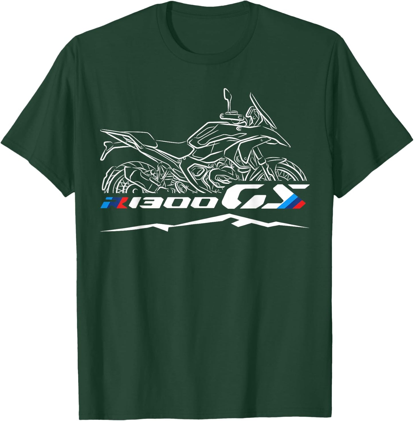 R1300GS for Adventure Riders, Motorcycle T-Shirt - T-Shirt | Forest