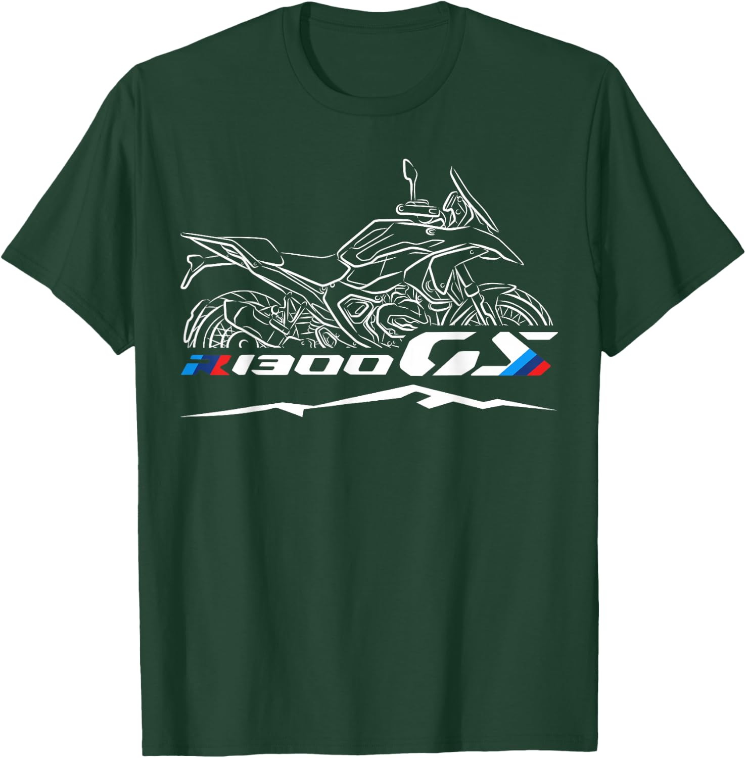 R1300GS for Adventure Riders, Motorcycle T-Shirt - T-Shirt | Forest