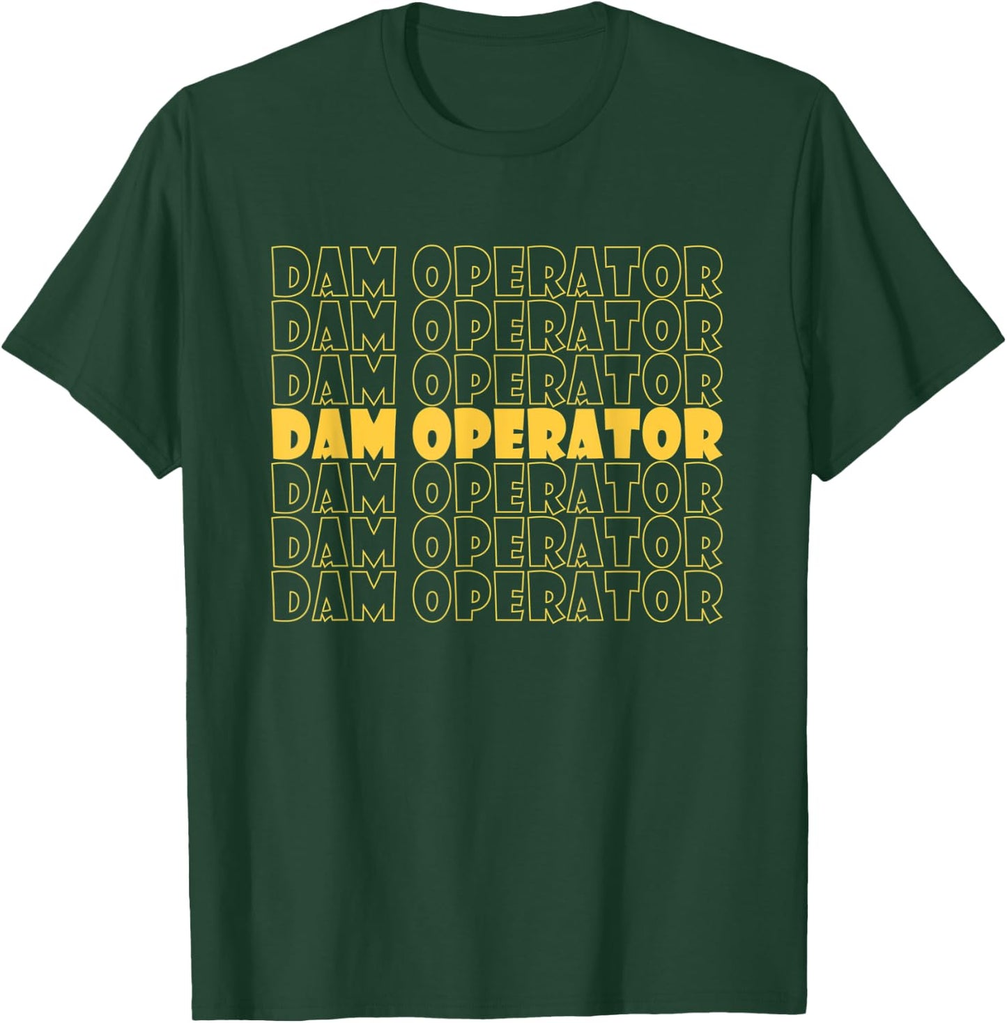 Lock and Dam Operator Job Vintage T-Shirt - T-Shirt | Forest