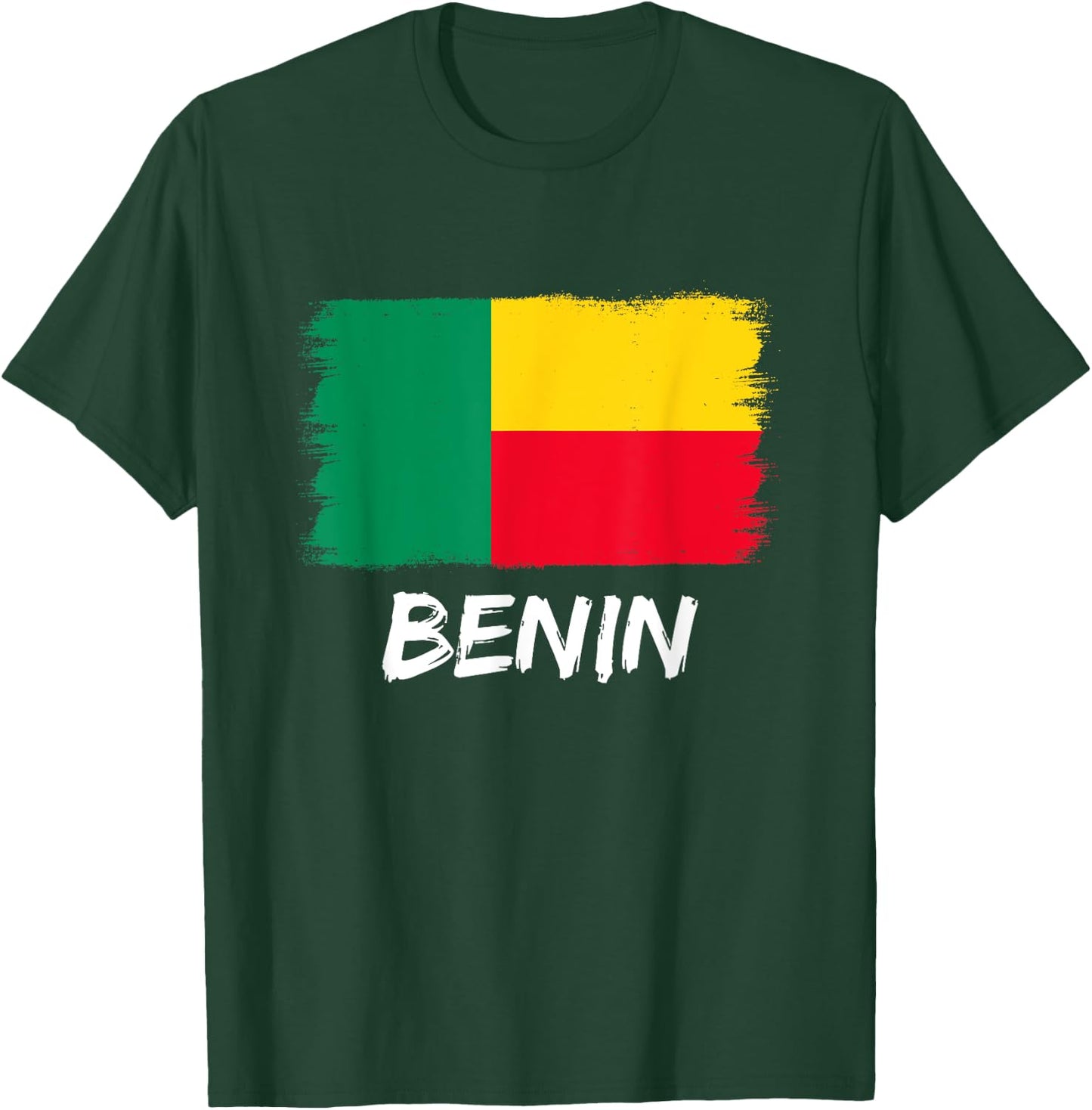 Beninische Flagge Benin T-Shirt - T-Shirt | Forest