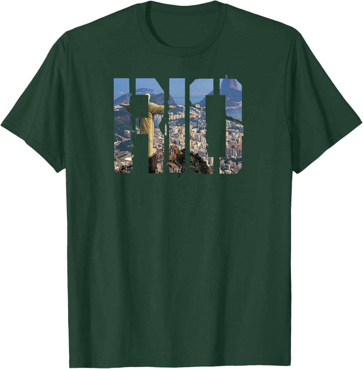 Rio de Janeiro Brazil t shirt T-Shirt - T-Shirt | Forest