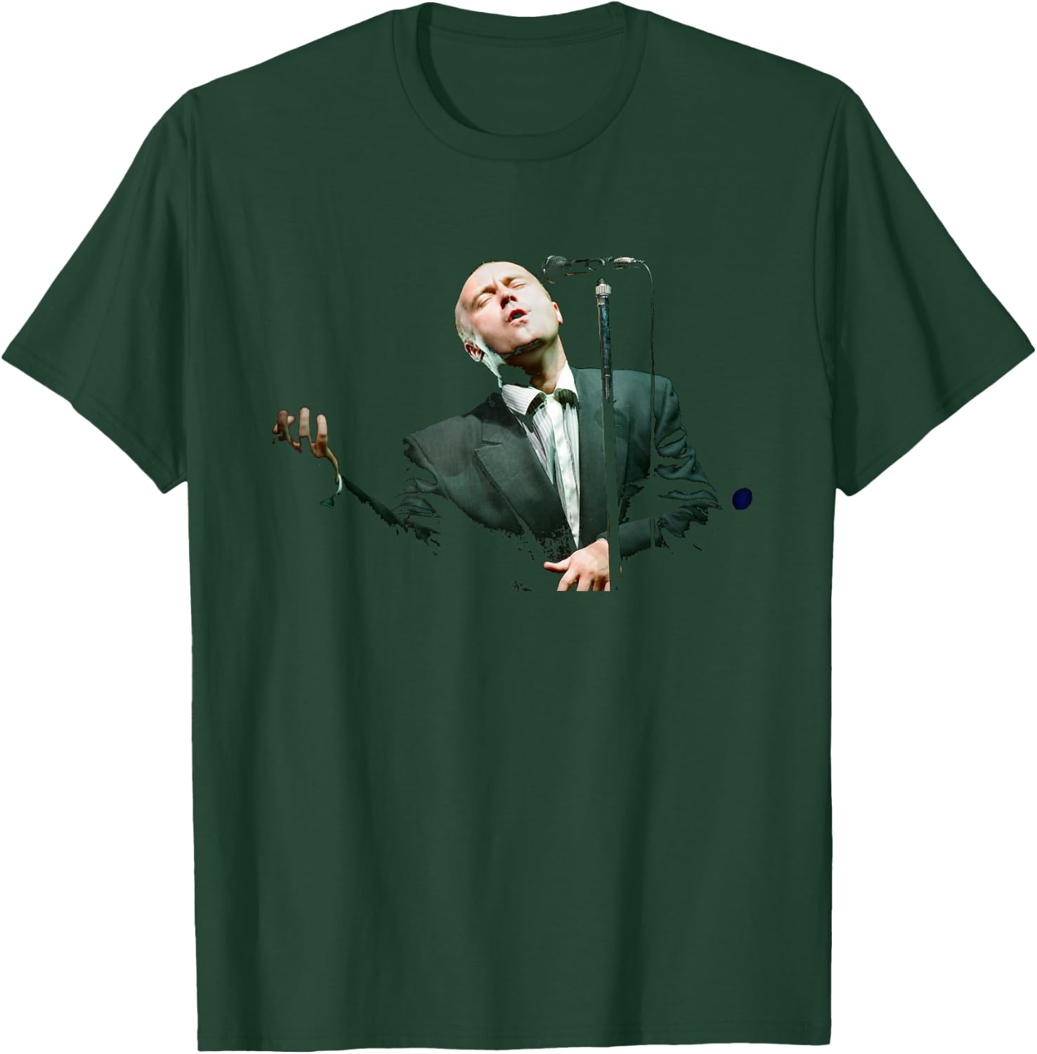 Singer Phil Collins of Genesis Live 1990 T-Shirt - T-Shirt | Forest