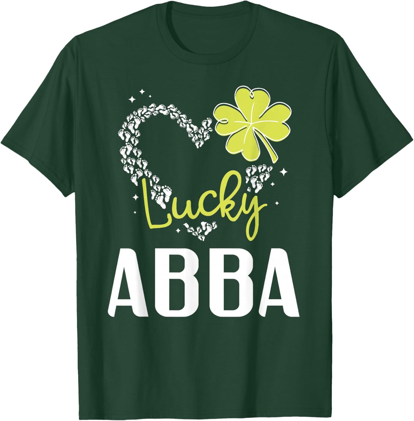 Funny Abba Shirt St Patricks Day Gift , black T-Shirt - T-Shirt | Forest