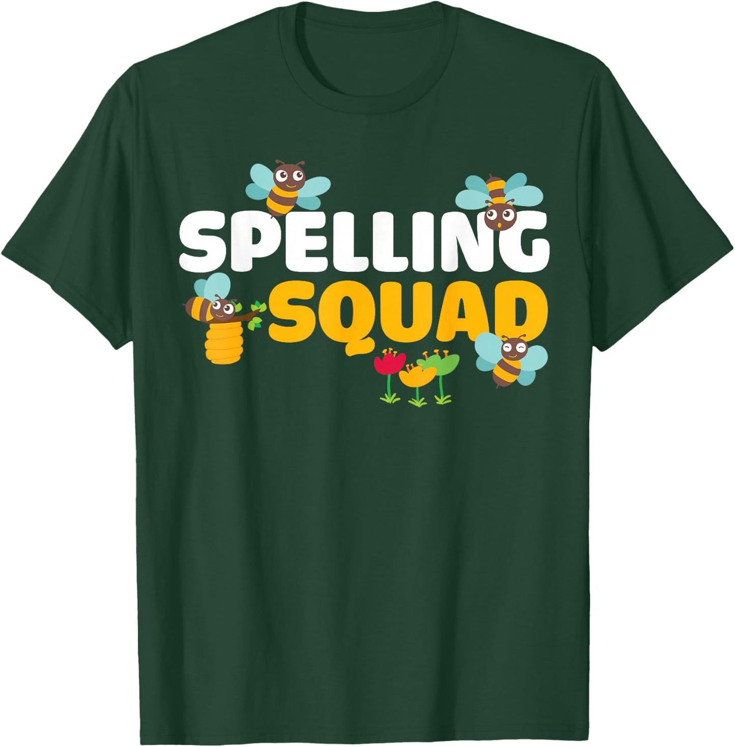 Spelling Squad Spelling Bee Competition Spelling Bee T-Shirt - T-Shirt | Forest