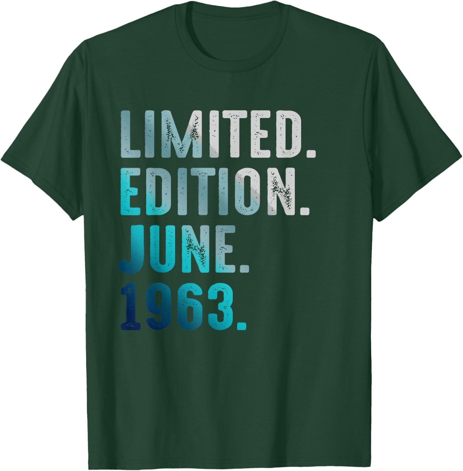 Édition limitée Juin 1963 Retro Vintage 1963 T-Shirt - T-Shirt | Forest