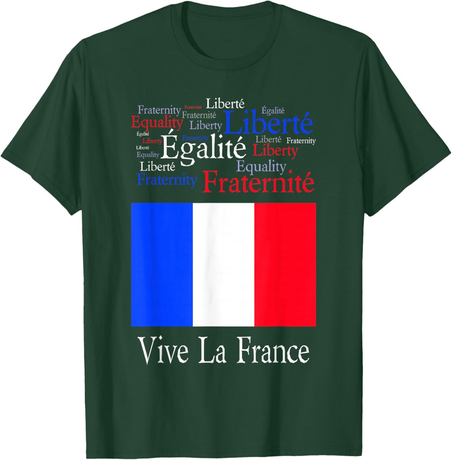 Vive La France Bastille Day T-Shirt - T-Shirt | Forest