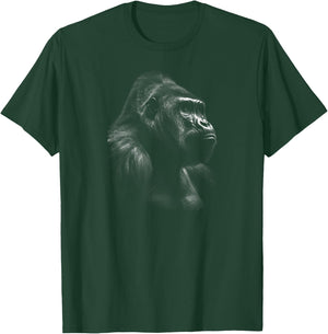 Chimp Gorilla Face Silverback Gorilla Chimpanzee T-Shirt - T-Shirt | Forest
