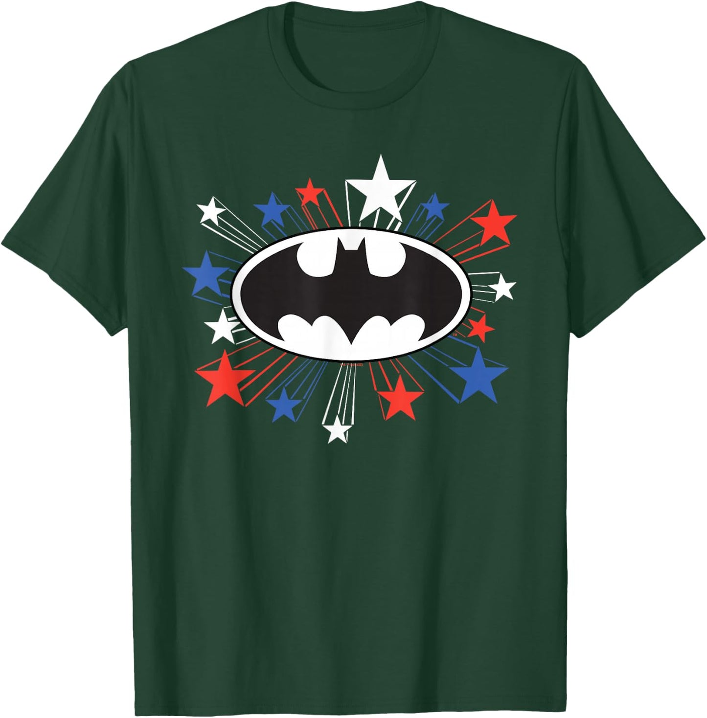 Batman Shooting Stars For 4th Of July T-Shirt - T-Shirt | Forest