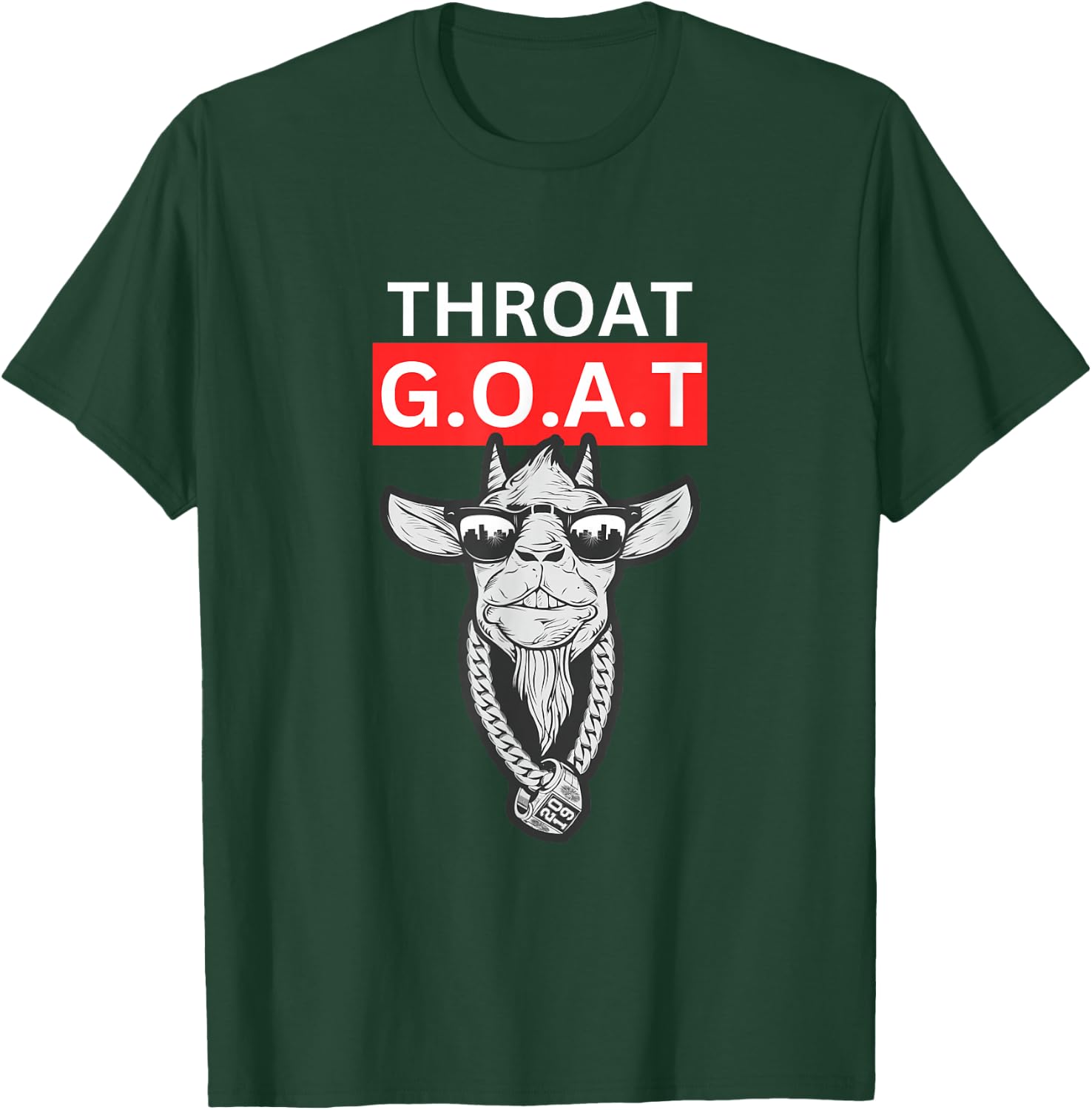 Throat Goat Adult Humor Pun Joke Sarcastic Adult Saying T-Shirt - T-Shirt | Forest