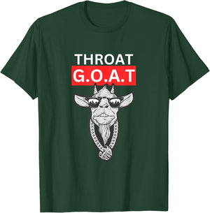 Throat Goat Adult Humor Pun Joke Sarcastic Adult Saying T-Shirt - T-Shirt | Forest