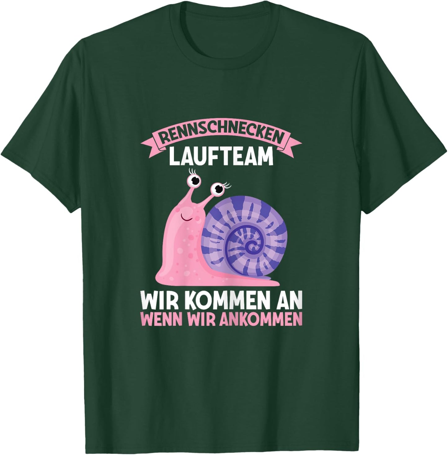 Women's Racing Snails Running Team Jogging Running Sports Runner Snail , black, s T-Shirt - T-Shirt | Forest