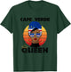 Cabo Verdian Queen African Queen Cabo Verde Flag Cabo Verde , white, Female X-Small T-Shirt - T-Shirt | Forest