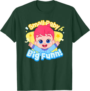 Bebefinn Small Baby Big Fun T-Shirt - T-Shirt | Forest