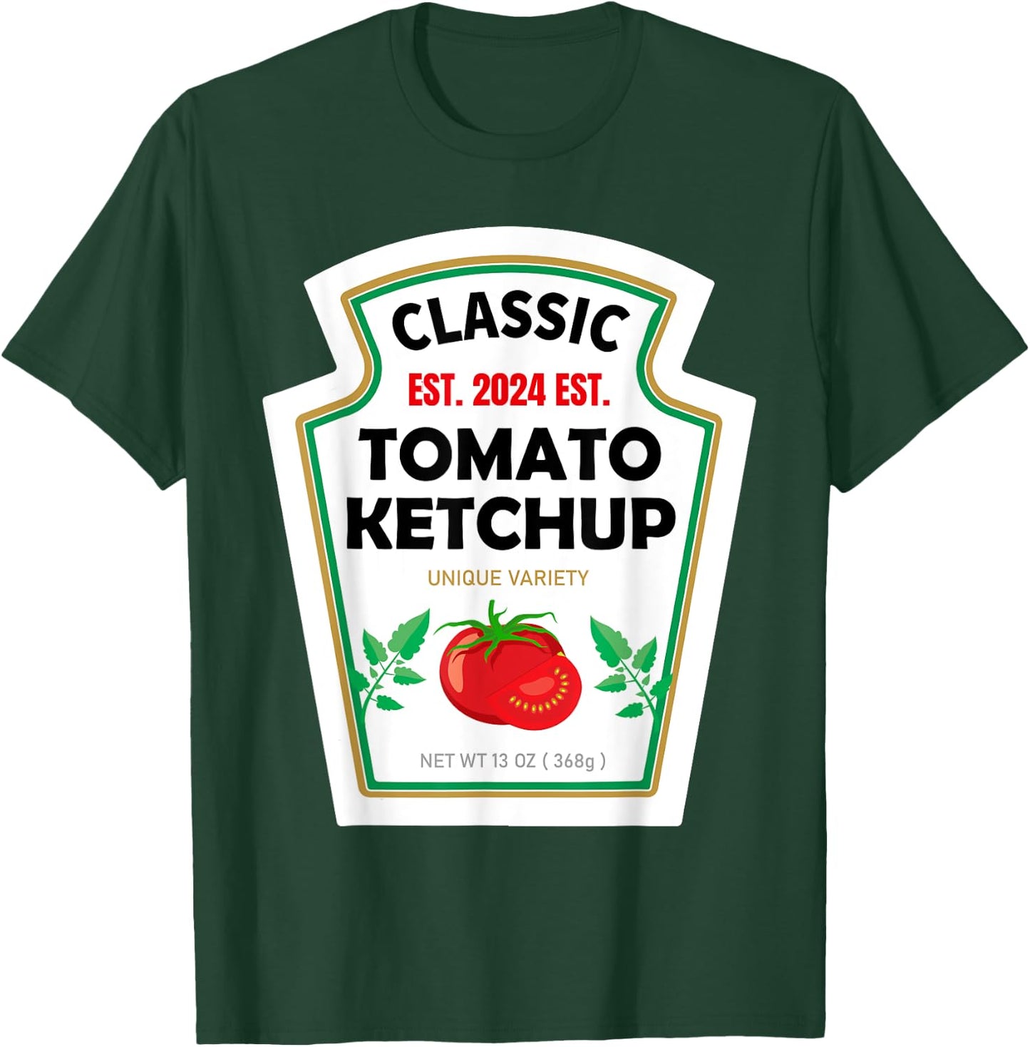 Red Ketchup DIY Costume Matching Couples Groups Halloween T-Shirt - T-Shirt | Forest
