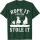 Calf Roping T-Shirt - T-Shirt | Forest