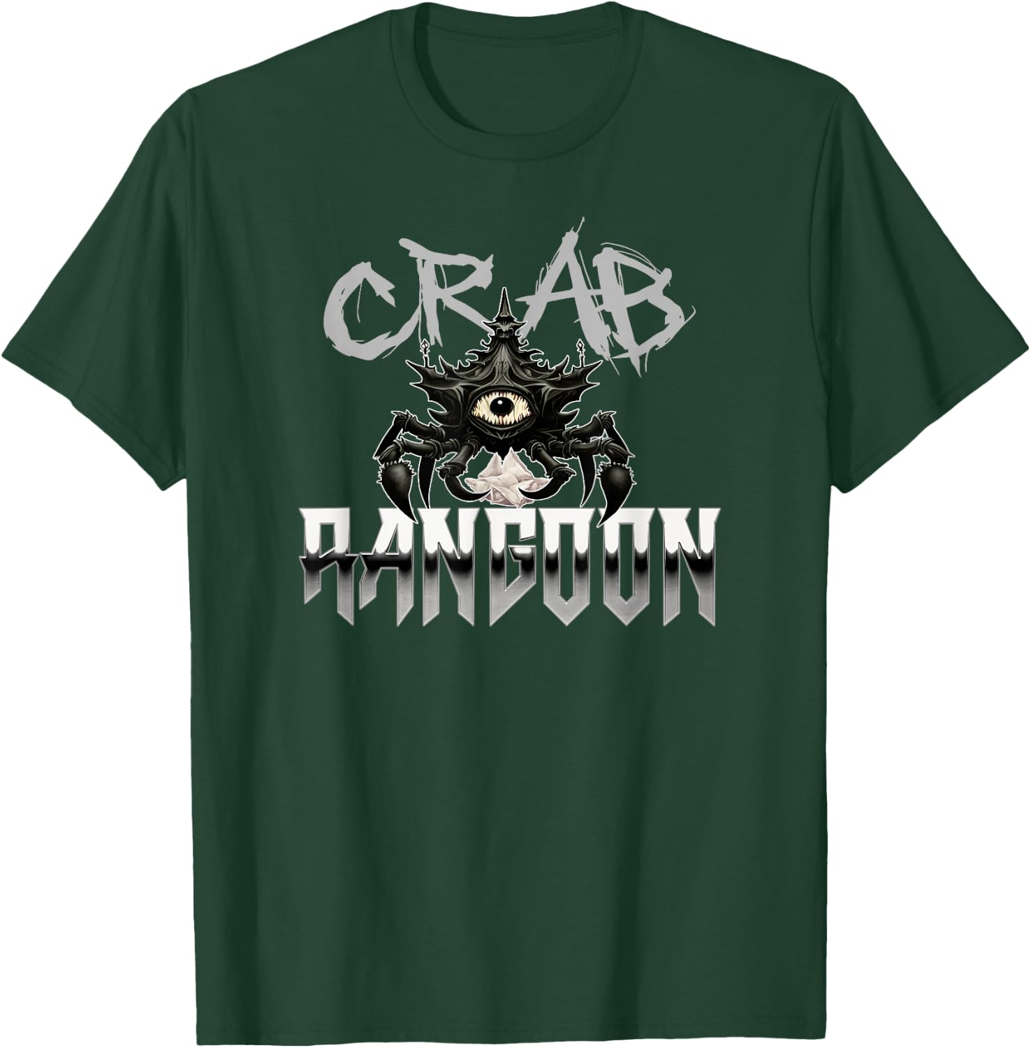 CRAB RANGOON Funny Chinese Food Heavy Metal Band Metalhead T-Shirt - T-Shirt | Forest