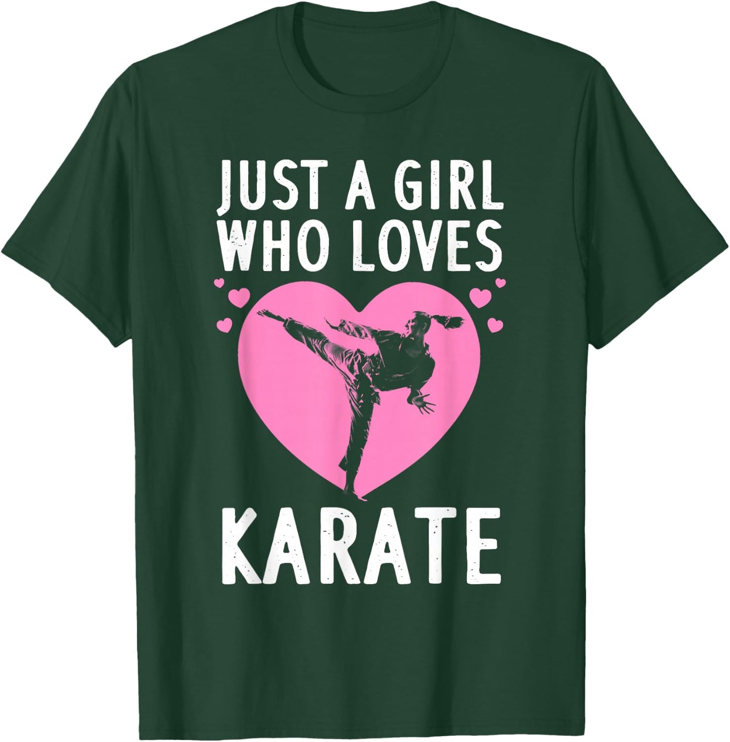 Funny Karate Girls Karate Black Belt Martial Arts T-Shirt - T-Shirt | Forest