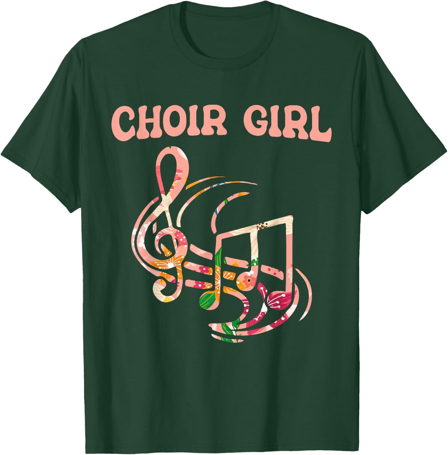 Choir Girl Singing Choir Rehearsal Choir Singer Choir T-Shirt - T-Shirt | Forest