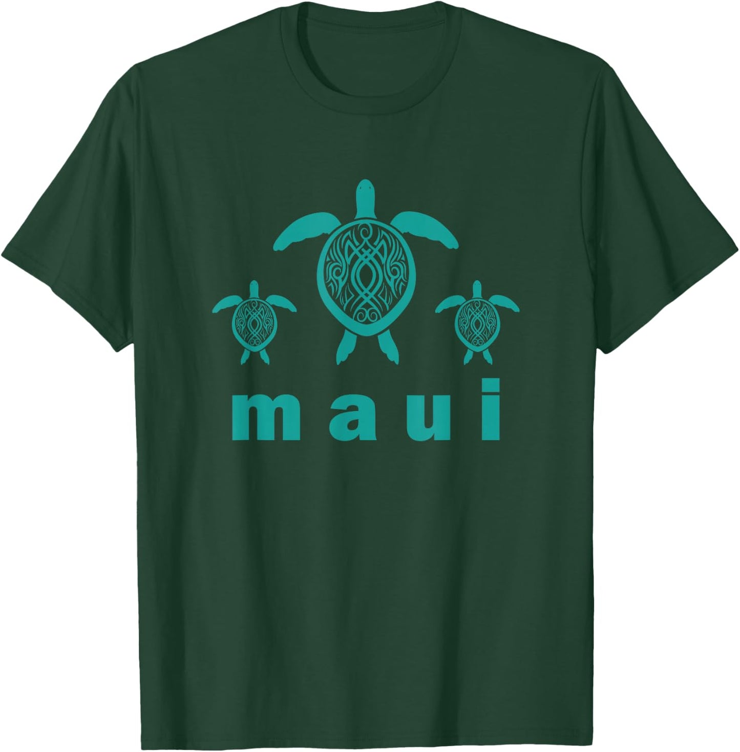 Maui Hawaii Sea Turtles Hawaiian Scuba Diving Souvenir T-Shirt - T-Shirt | Forest