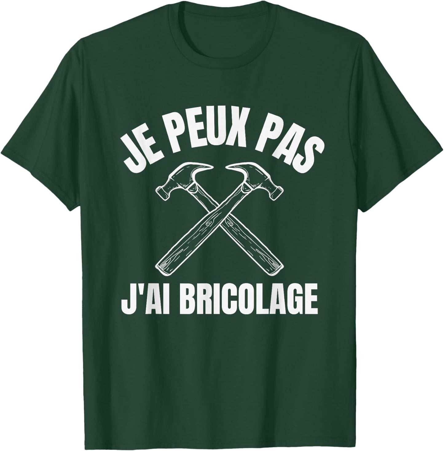 Je Peux Pas J'Ai DIY Gift Handymen , Black, S T-Shirt - T-Shirt | Forest